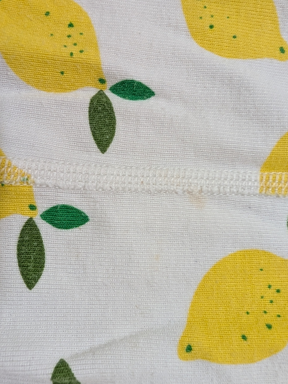 Hanna Andersson Lemon Short Sleeve Pajama Set 80/85 2T Organic Cotton - Picture 5 of 11